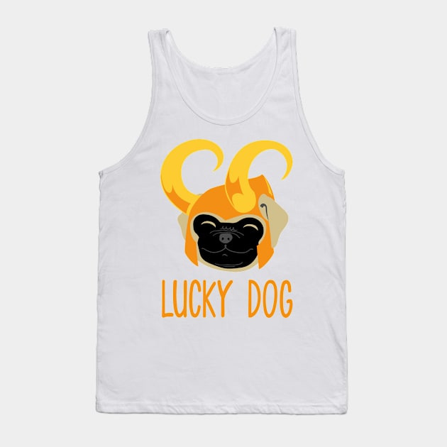 Lucky dog Tank Top by BananaPrints